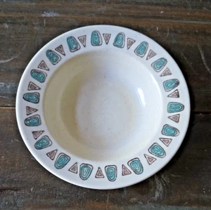 4er Set Metlox Poppytrail NAVAJO 6" Obst Dessert Schalen Vintage Ca Keramik - Bild 1 von 5