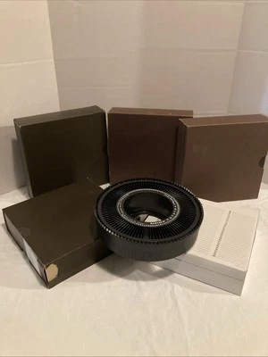 Vintage Sawyer's Rotary Tray 100 Slide Carousel lot of 5 - Image 1 of 4