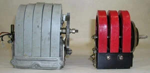 2 imanes telefónicos antiguos de manivela para piezas o restauración - Imagen 1 de 5