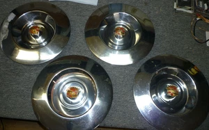 4 - 1953 Cadillac Sombrero Hub Caps 15" Caddy Wheel Covers / Hubcaps - NICE - Picture 1 of 20