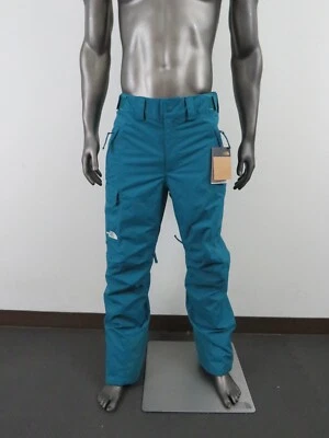 Mens The North Face Freedom Ski Snowboard Shell Waterproof Snow Pants Harbr Blue - Image 1 of 4