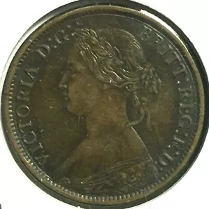 ๐ฅ 1862 LARGE 8 ERROR fARthiNG ๐ฅ fANTAStic GREAT bRITAIN QueeN ViCtORia detAiL! - Picture 1 of 21