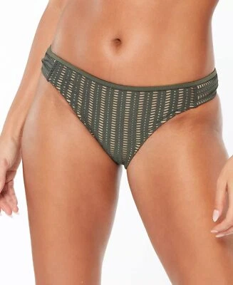 Precio de venta sugerido por el fabricante $44 Bar III parte inferior de bikini de ganchillo verde talla pequeña Foto 1 de 2