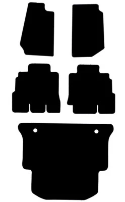 Jeep Wrangler JK 2013-2017 4 puertas alfombrillas personalizadas 3 colores disponibles Foto 1 de 3