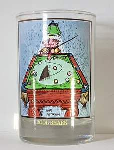 Vintage 1982 Arby’s Collector Series Bar Glass by Gary Patterson Pool Shark 884 - Picture 1 of 3