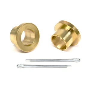 60-77 Ford Vehicles Clutch Rod Bushings Brass PAIR 3/8" ID Mustang Truck Bronco - Picture 1 of 3