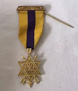 Vintage OSM Order of the Secret Monitor Masonic Masons Freemasons Breast Jewel - Picture 1 of 9