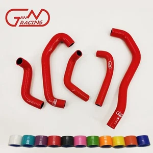 Fit 1989-1998 Suzuki Bandit 400 GSF400 1990 Silicone Radiator Coolant Hose Kit - Picture 1 of 11