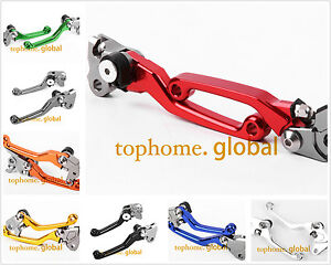 For HUSQVARNA TC449 TE449 2011-2013 Pivot Clutch Brake Levers CNC Motocross 2012