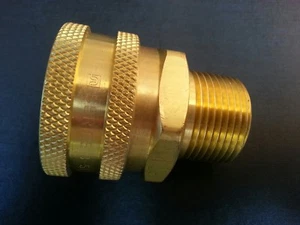 EATON HANSEN 8S35 Fluid Coupling Socket 8-ST Straight Through Ball Lock 1" Body - Picture 1 of 3