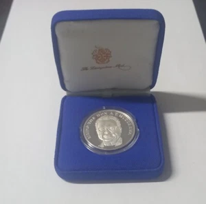 40g Fine Silver Proof 1993 - ZIMBABWE's first President (only 1500!) - Picture 1 of 4