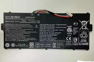 Batería Original AC15A8J AC15A3J Para Acer 11 C735-C7Y9 CB3-131 R11 CB5-132T Serie - Imagen 1 de 3