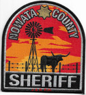 Nowata County Sheriff, Oklahoma (4.5" x 5" size) shoulder police patch (fire)