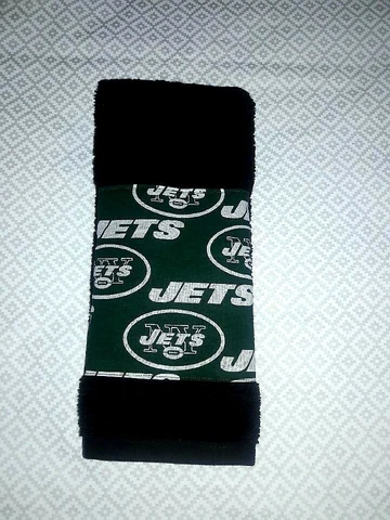 New York Jets Hand Towel Handmade  GREAT GIFT. Good for Golf and Gym bags Cover