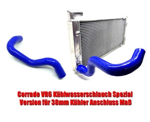 Corrado Golf 2 VR6 Kühlwasserschlauch 38mm BLAU 535121051D AAA ABV Turbo - Bild 1 von 6