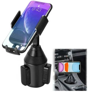 Universal 360° Adjustable Phone Mount Car Cup Holder Stand Cradle For Cell Phone - Picture 1 of 12