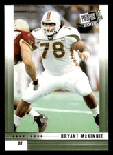 Bryant McKinnie 2002 Press Pass JE  Card #7 Miami Hurricanes