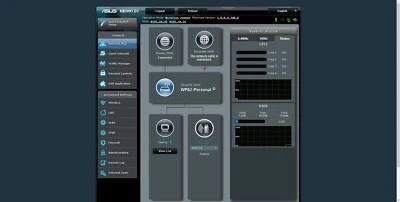 Gigabit WiFi Smart asuswrt Router APP USB3.0 1200M 4Gbps Dongle Print Disk Share - Image 1 of 4