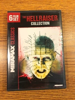 The Hellraiser Collection 6-Film Set DVD 3 4 5 6 7 8 Horror Pinhead Horror Movie - Image 1 of 4