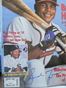 1997 Beckett Magazine- Andruw Jones' Autographed FIRST Beckett Cover. JSA LOA - Picture 1 of 7