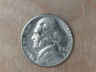1966 Jefferson Nickel Actual Coin # 2 - Image 1 of 2