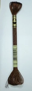 DMC Light Effects Thread E898 DARK OAK Embroidery Floss, 8m Skein - Imagen 1 de 2