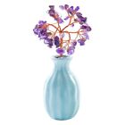 Ceramic Vase Copper Wire Crystal Fortune Tree Desktop Ornaments Home Desk Decor