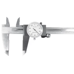 0 - 12" Dial Caliper - White Face - Picture 1 of 2