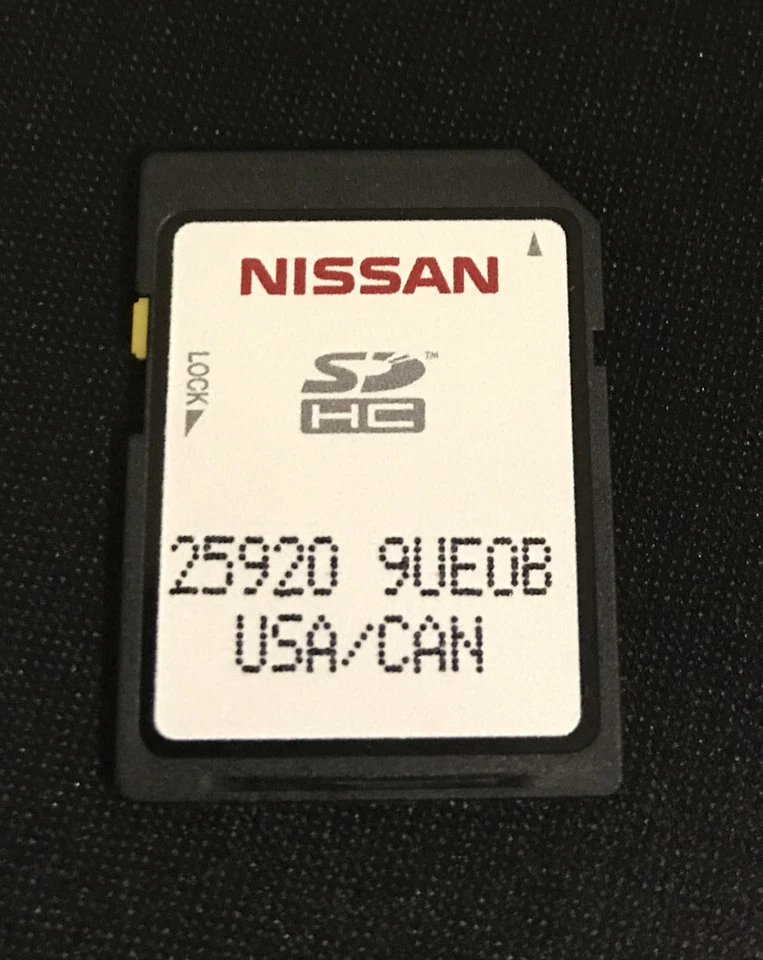 NISSAN 25920-9UE0B NAVIGATION SD CARD MAP OEM  - Image 1 of 1