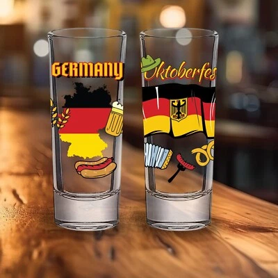 Alemania Vasos de chupito de tequila, artículos de bar personalizados para hombre ideas de regalo tirador Foto 1 de 4