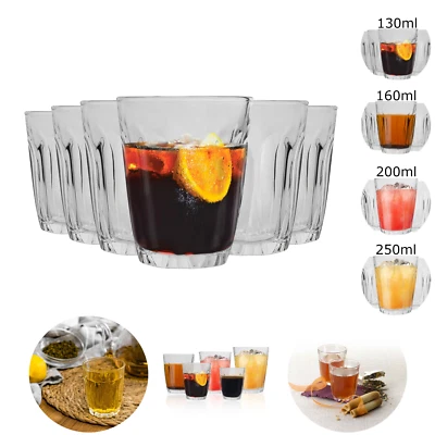 Duralex Provence Drinking Glasses Water Cups Old Fashioned Whisky Tumbler Glass - image 1 of 2