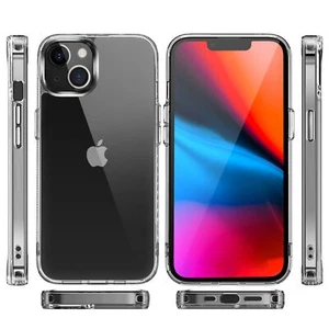 For Apple iPhone SE 3 (2022) SE/8/7 Hybrid Clear Hard TPU Frame Slim Case Cover - Picture 1 of 8