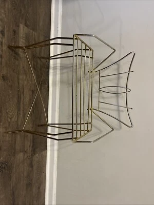 Vanity Chair Stool Metal Hollywood Regency Mid Century Vintage - Image 1 of 4