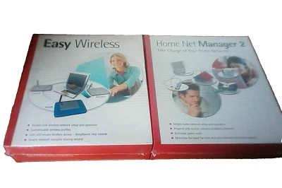 Easy Wireless & home Net Manager 2 BUNDLE Home network Software PC CD Rom - Image 1 of 4