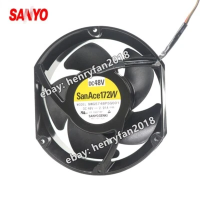 Ventilador axial SANYO 9WG5748P5G001 48VDC 2.91A 140.0W IP68 Ventilador de refrigeración San Ace Foto 1 de 4