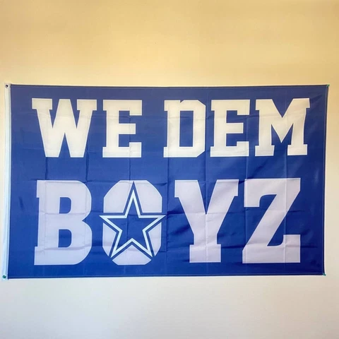 Dallas Cowboys Country Flag 3x5 ft WE DEM BOYZ Banner NFL Football Fast Shipping Cover