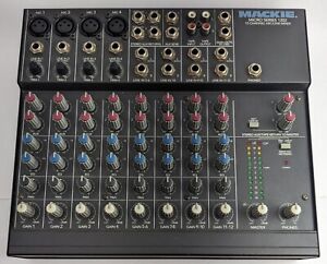 MACKIE Micro Series 1202 12 Channel Mic/Line Mixer TESTED WORKING