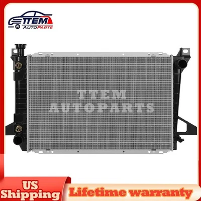 For 1985-1997 Ford F150 F250 F350 5.0L 5.8L AT Radiator OE Style Aluminum 1453 Foto 1 de 4