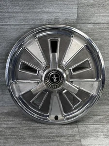 VTG OEM 1964-65-66 Ford Mustang 14” Spinner Hubcap Pony Car Wheel Cover Mag 60s - Picture 1 of 12