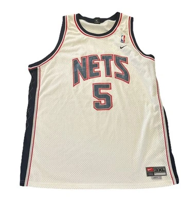 Camiseta New Jersey Nets Jason Kidd 3XL para hombre Nike blanca vintage  Foto 1 de 4