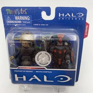 Minimates Halo wave 5 Prophet of Regret and Brute Chieftain Toys R Us exclusive - Picture 1 of 8