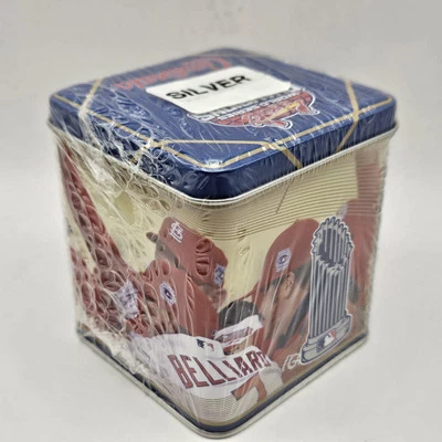 Bola Conmemorativa Campeones Serie Mundial Cardenales de San Luis Sellada Estaño Plata  Foto 1 de 4