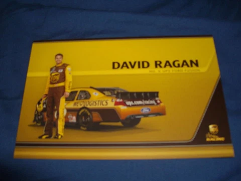 2011 DAVID RAGAN #6 UPS NASCAR POSTCARD Cover