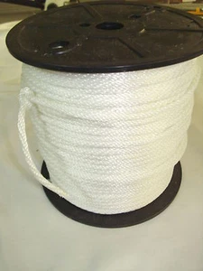 anchor rope dock lines 1/4 x 100 Pure White Polyester Made In USA - Picture 1 of 1