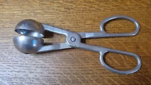 Vintage Scissor Style Aluminum Meatball Baller Maker Tongs Kitchen Utensil Japan - Picture 1 of 7