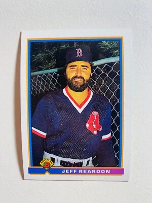 1991 BOWMAN #107 JEFF REARDON NM-MT MLB BASEBALL CARD - Image 1 of 2