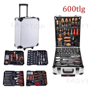 Werkzeugkoffer 600-teilig Werkzeug-Set mit Aluminium Koffer Werkzeug Kiste - Bild 1 von 12