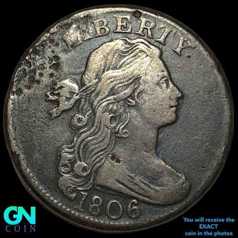 1806 Draped Bust Large Cent #E8041 Cover