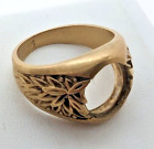 10K karat Gold Scrap Men's Ring - Size 7.75- 6.21 Grams! - Repair