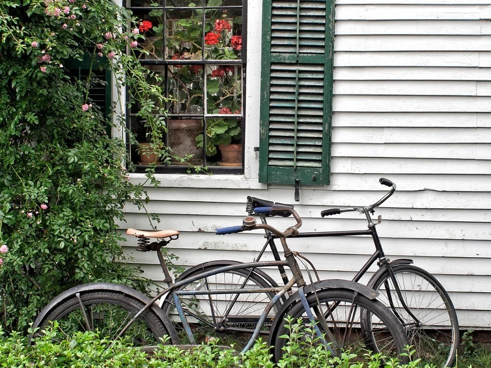 Vintage Bicycles, Michael Iacobellis, Wall Art Print Poster 11" x 14"  447 - Image 1 of 1